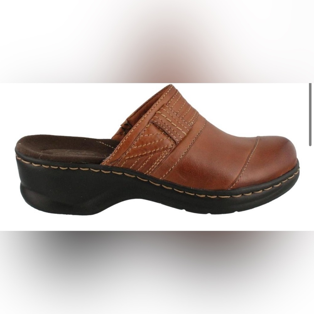 CLARKS Aspen Lexi leather mule women’s size 8